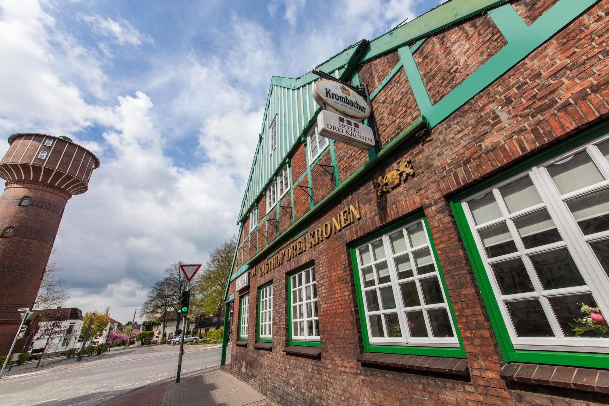 Hotel Drei Kronen Elmshorn Buitenkant foto